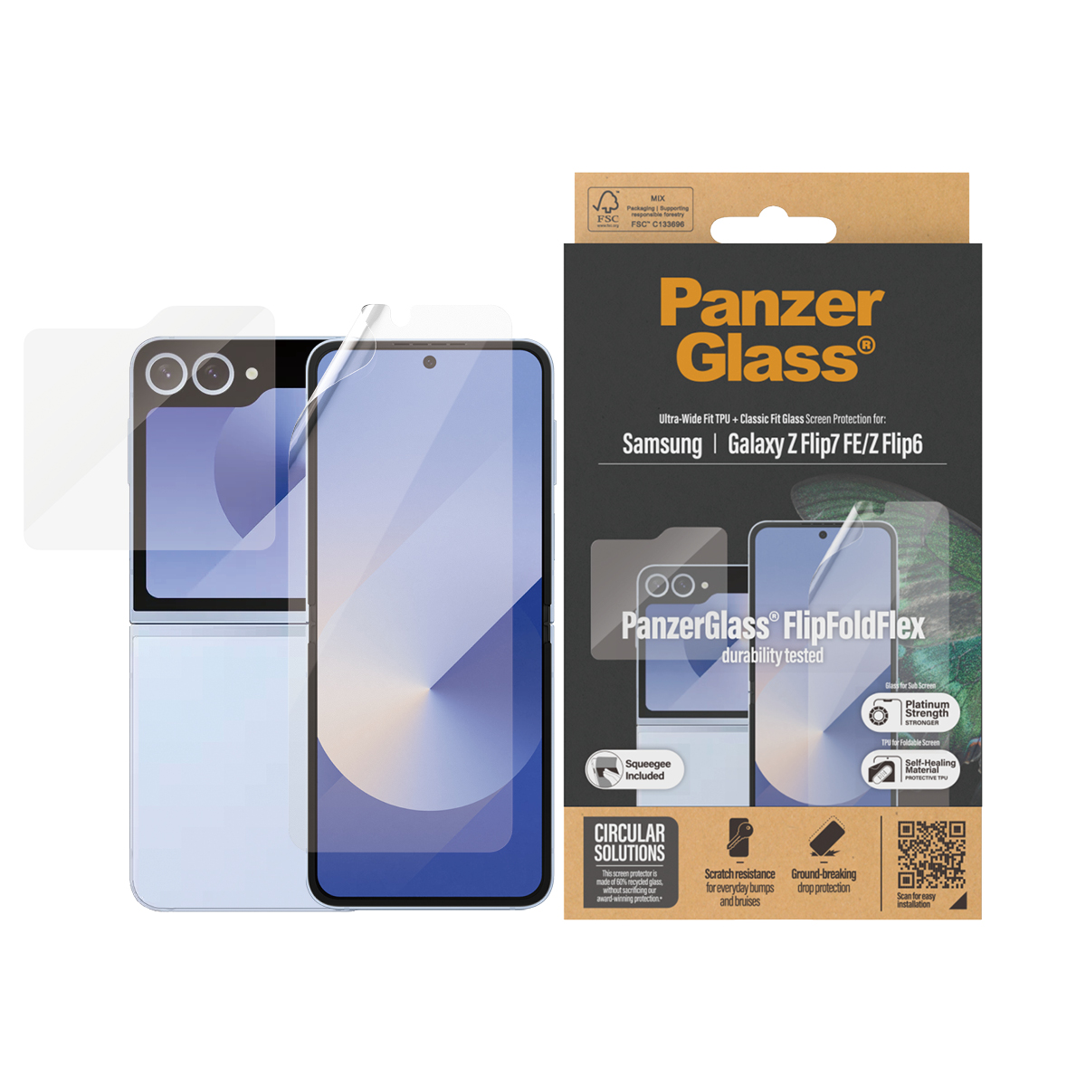 PANZERGLASS SCREEN PROTECTOR SAMSUNG GALAXY NEW Z FLIP 5 TEMP