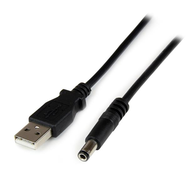StarTech.com USB2TYPEN1M USB-A zu Typ N Stromkabel 1 m Schwarz