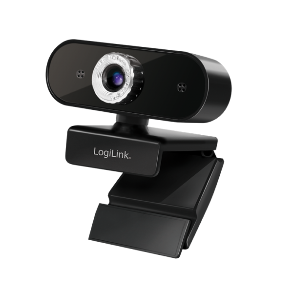 Logilink Webcam 1080p FHD Webcam + Mikrofon schwarz