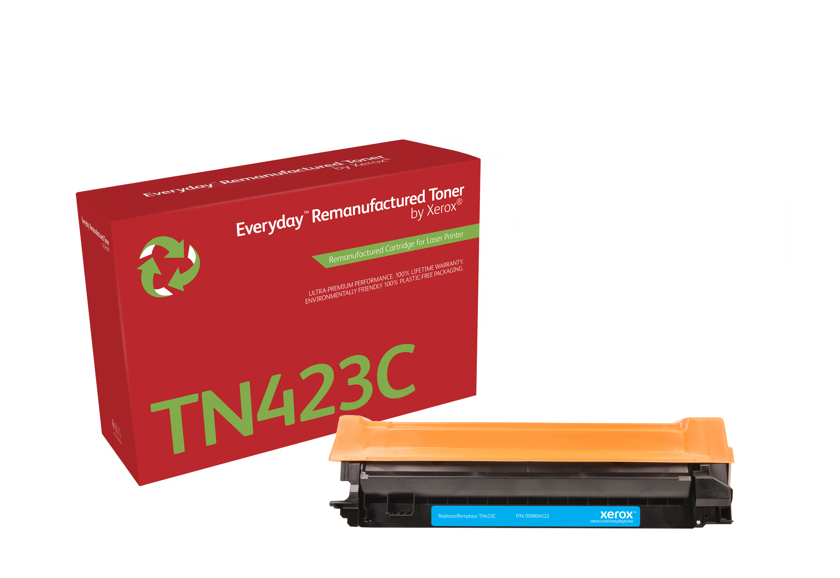 Xerox Everyday Tonerpatrone Cyan wiederaufbereitet kompatibel Brother TN423C 4000 Seiten