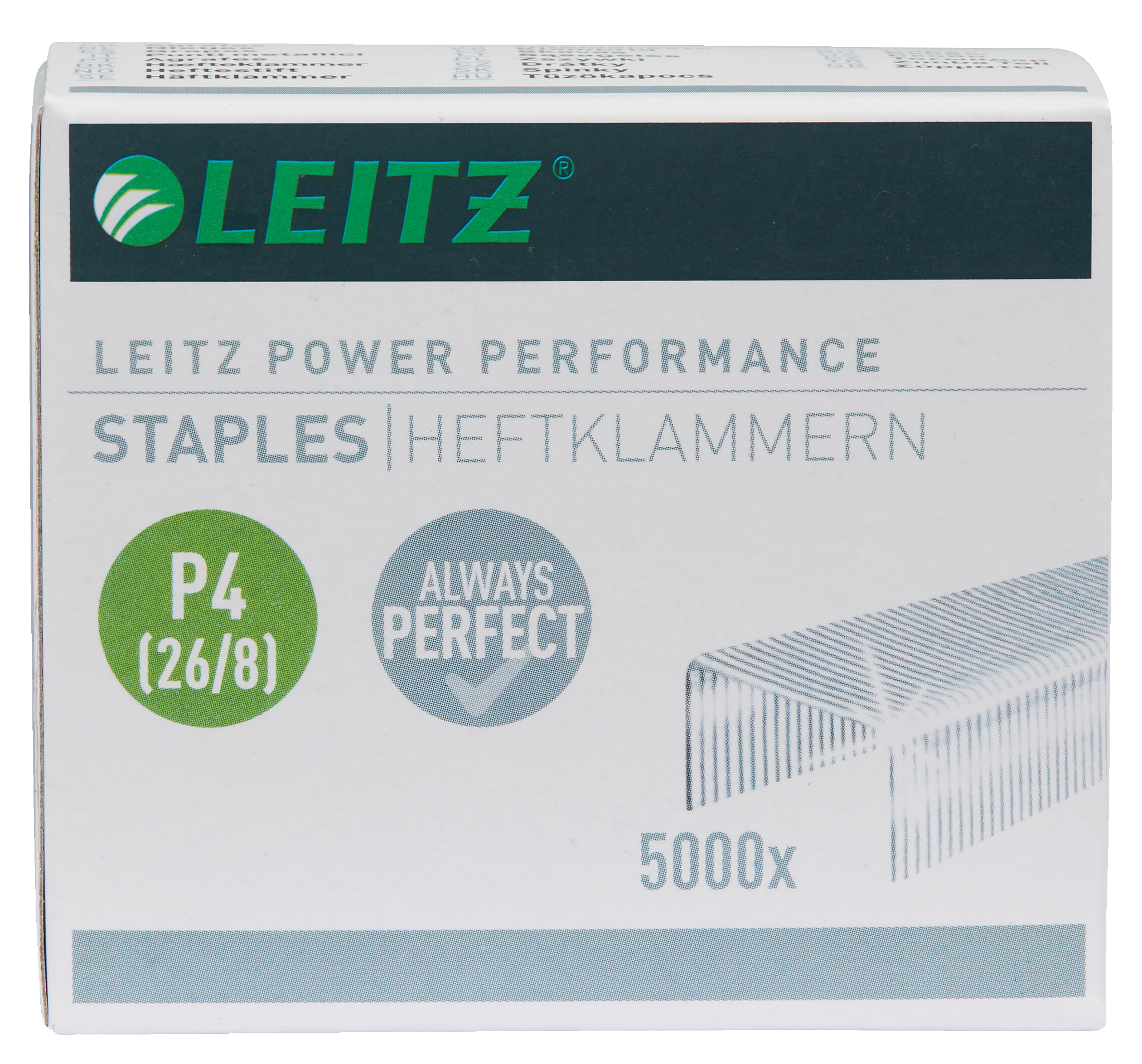 LEITZ Heftklammern 5559 26/8, 5.000 St.