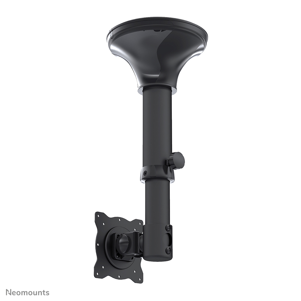 NEOMOUNTS FPMA-C025BLACK Ceiling Mount für Flatscreens 25,4-76,2cm 10-30Zoll 1 pivot max 12kg VESA 75x75 or 100x100mm sch