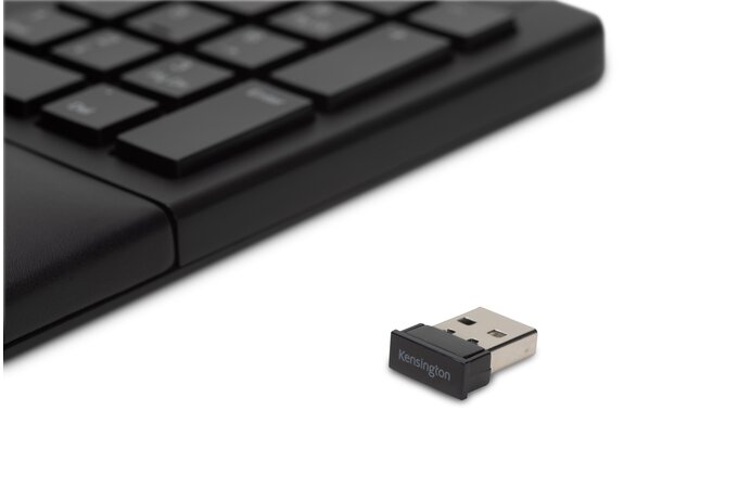 Kensington Pro Fit® ergonomische Tastatur kabellos schwarz