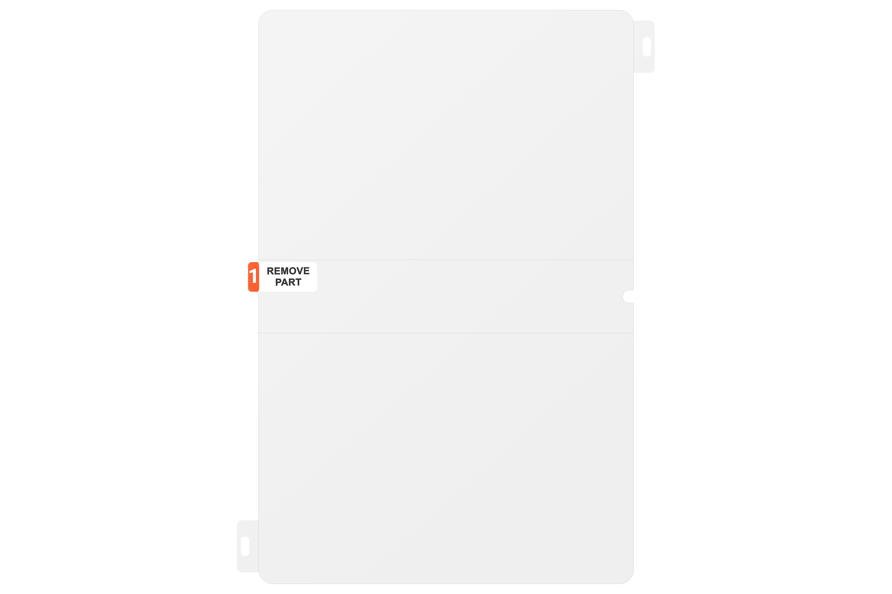 SAMSUNG Anti-Reflecting Screen Protector für Galaxy Tab S9 / S9 FE / S10 FE / S10 Lite Transparent