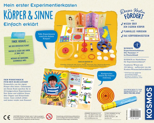 Mein erster Experimentierkasten - Körper & Sinne