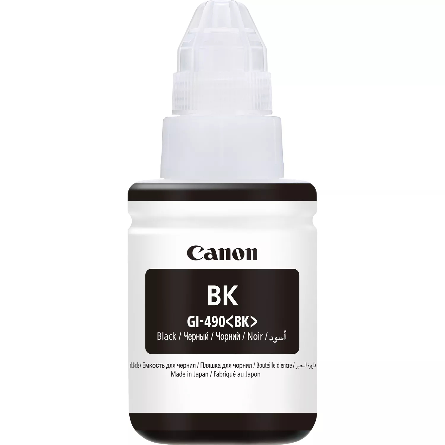 INK GI-490 BK BLACK INK BOTTLE