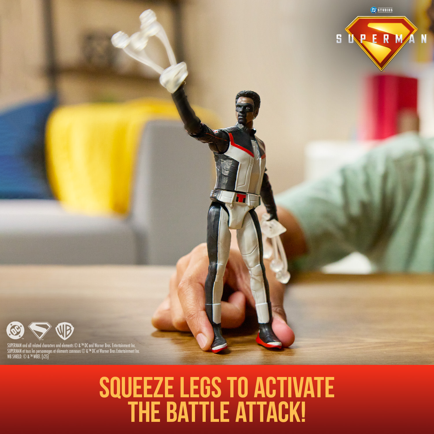 Superman - 15 cm Mr.Terrific Deluxe Action-Figur, Spielfigur