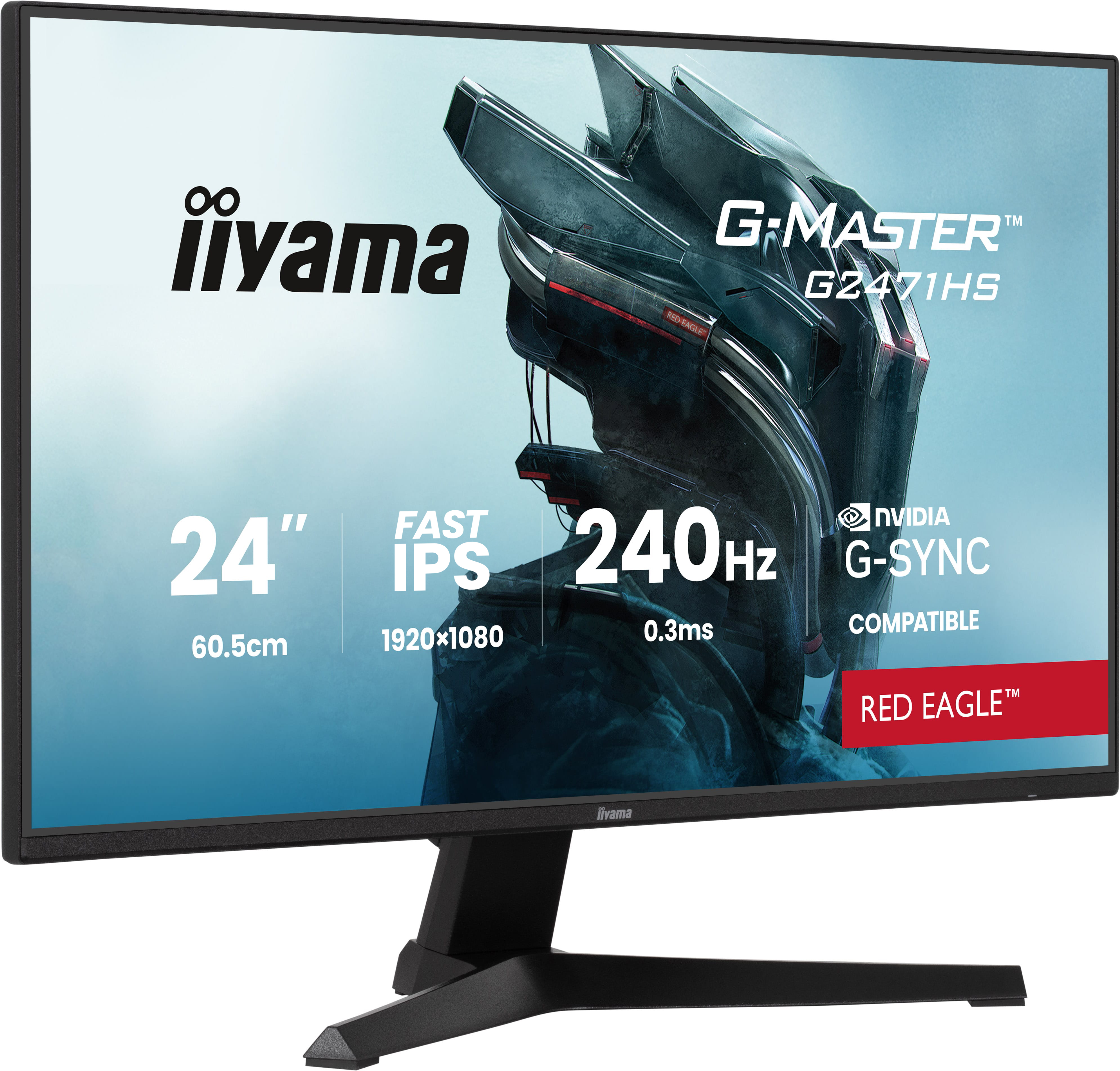 IIYAMA 60.5cm (24) G2471HS-B1 16:9 2xHDMI+DP IPS black