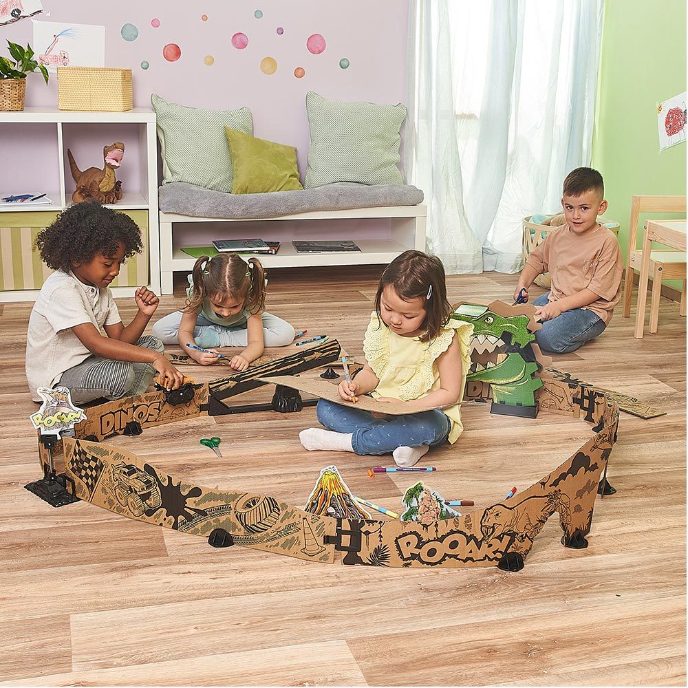 Car-Board Racers - Dino-Adventure Set, Bahn