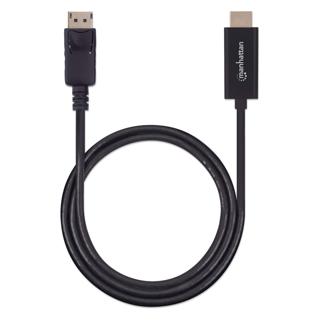 MANHATTAN 4K@60Hz DisplayPort auf HDMI-Kabel 1,8m schwarz