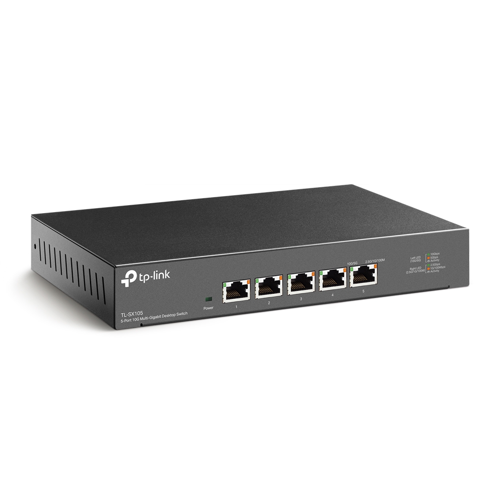 5-PORT 10G MULTI-GIGABIT SWITCH 5 10G RJ45 PORTS