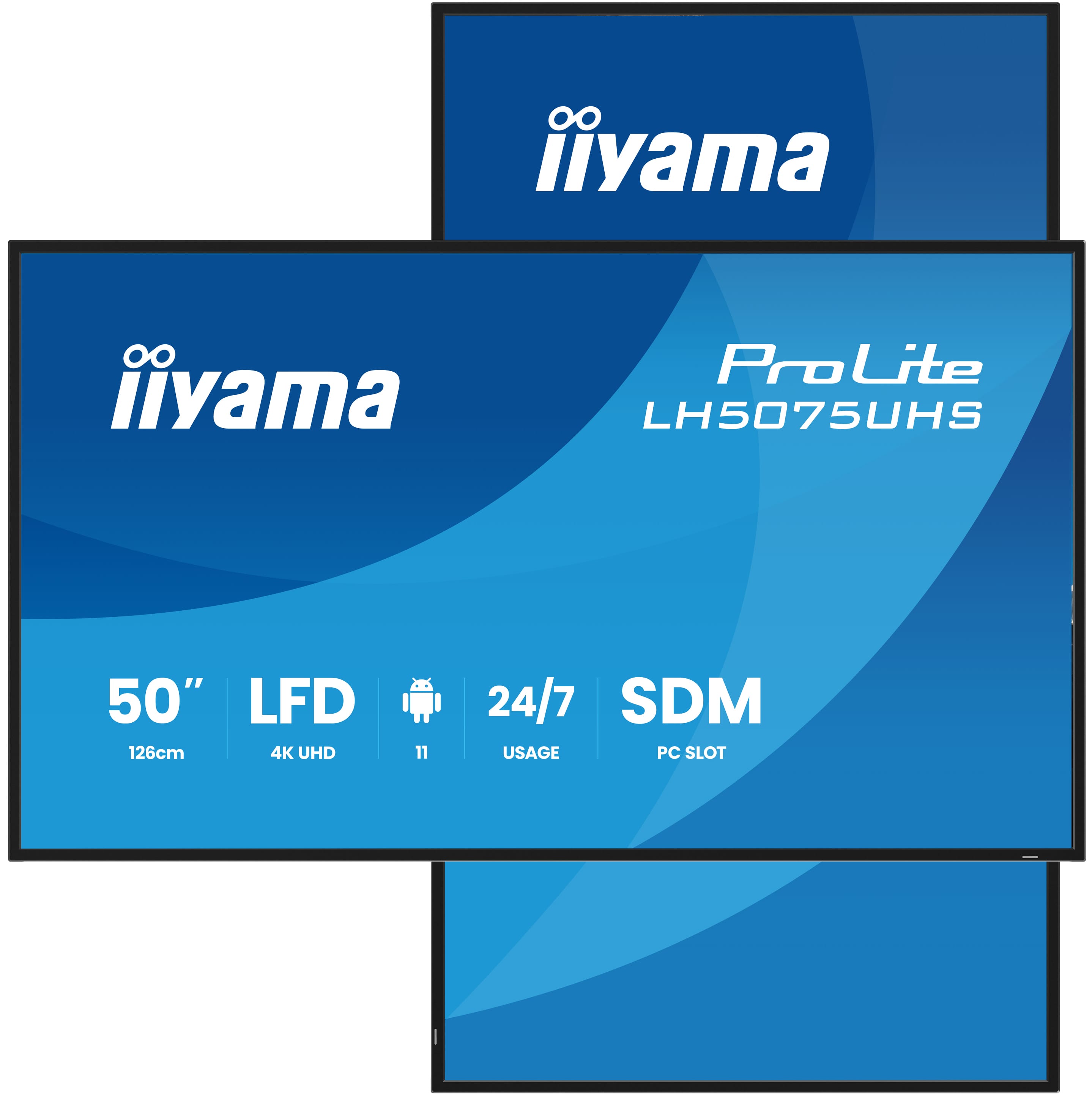 IIYAMA 125.7cm(50) LH5075UHS-B2AG 16:9 3xHDMI+DP+2xUSB VA