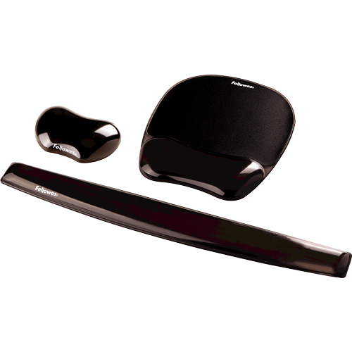 Fellowes 9112101 Mauspad Handgelenkauflage Gel Schwarz