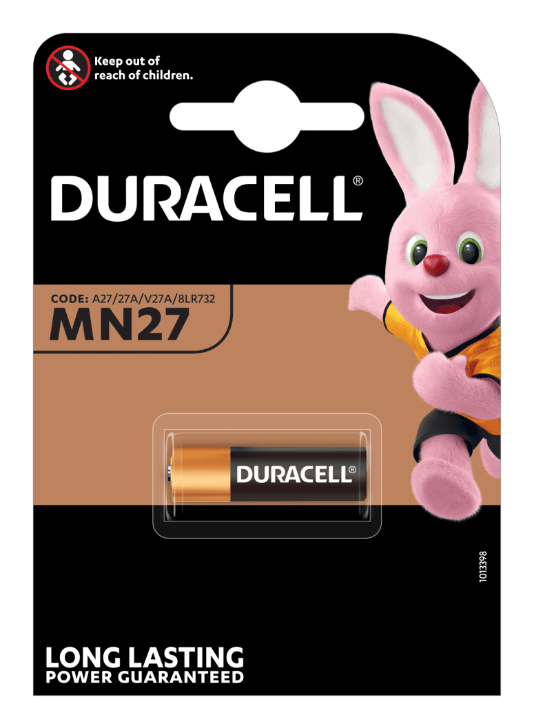 DURACELL Batterie MN27 Alkali-Mangan Fotobatterie 12,0 V, 1 St.