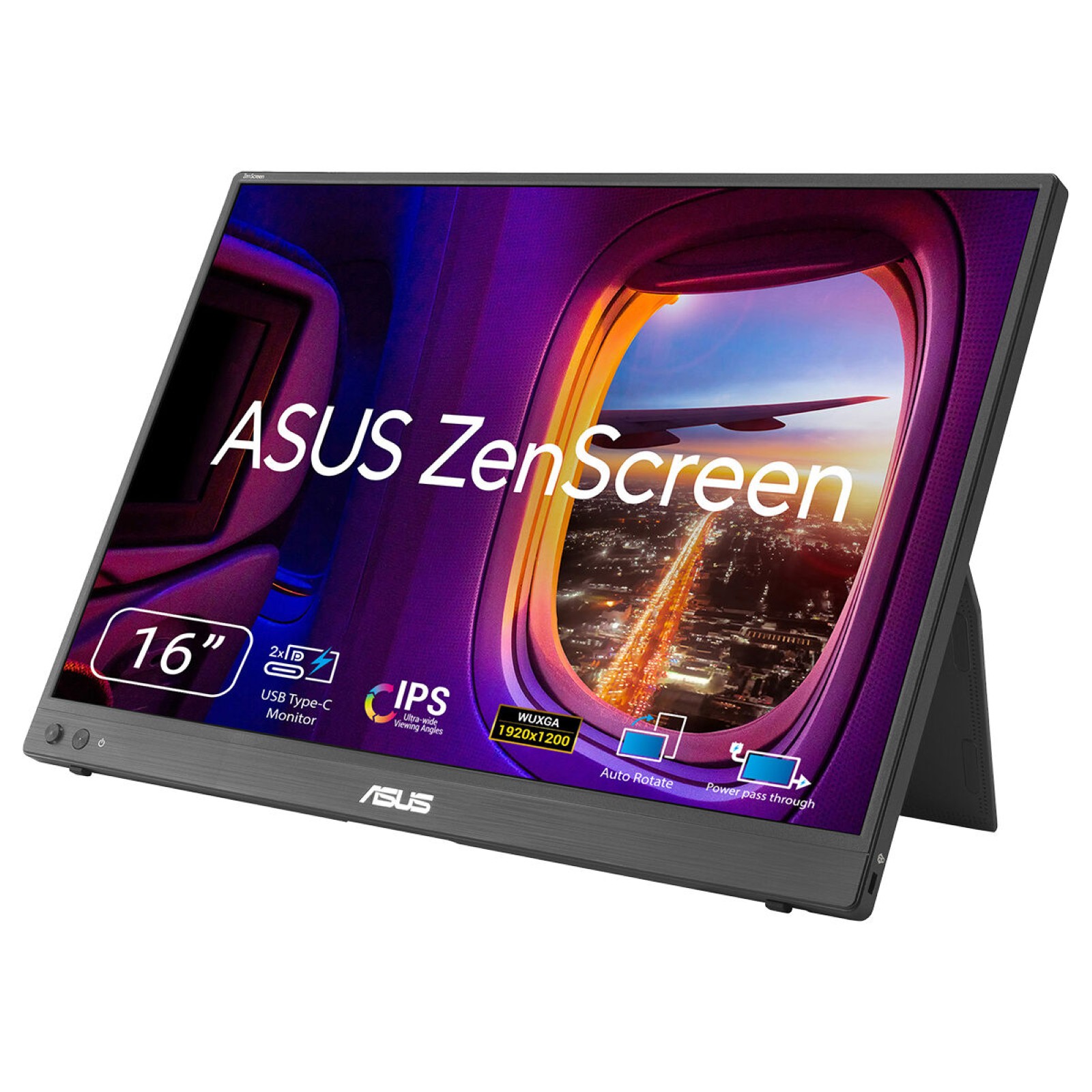 ASUS MB16FC 40,64cm 16Zoll IPS Monitor 1920x1200 75Hz 300cd/m