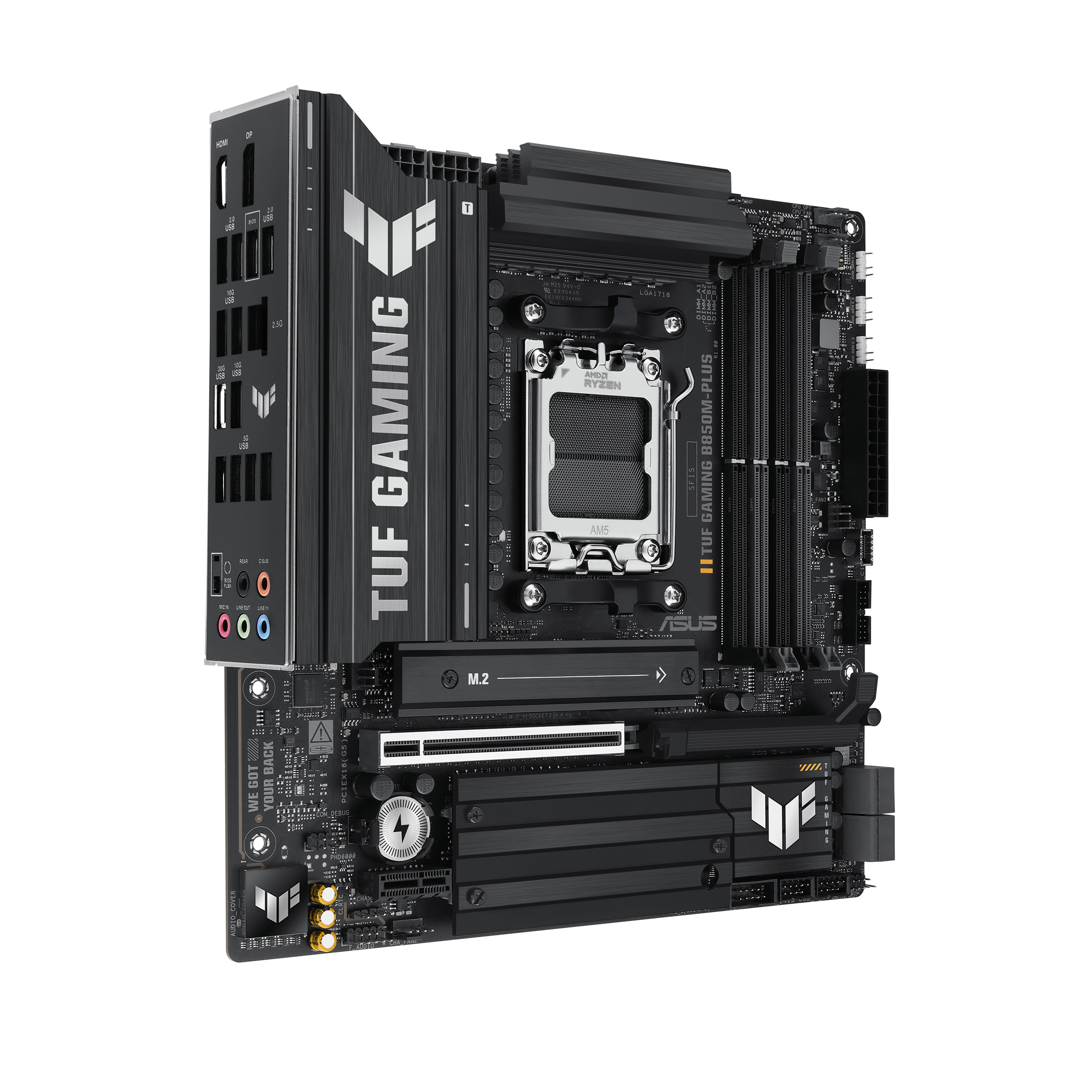 ASUS TUF GAMING B850M-PLUS (AMD,AM5,DDR5,mATX)