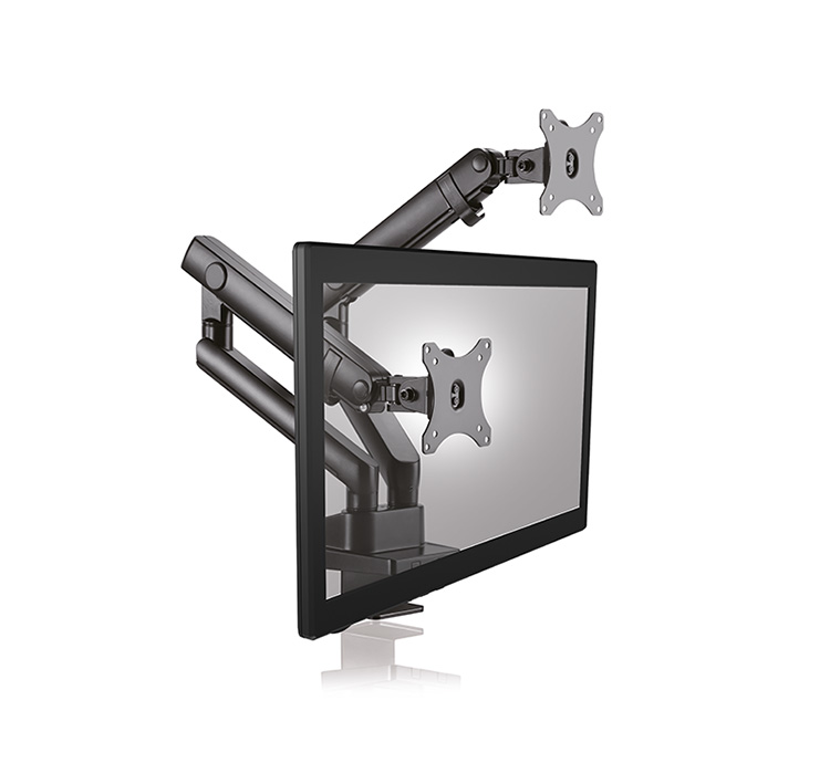 Monitorständer IcyBox 2 Monitore bis zu 32 (81 cm)+ Tischh extern retail