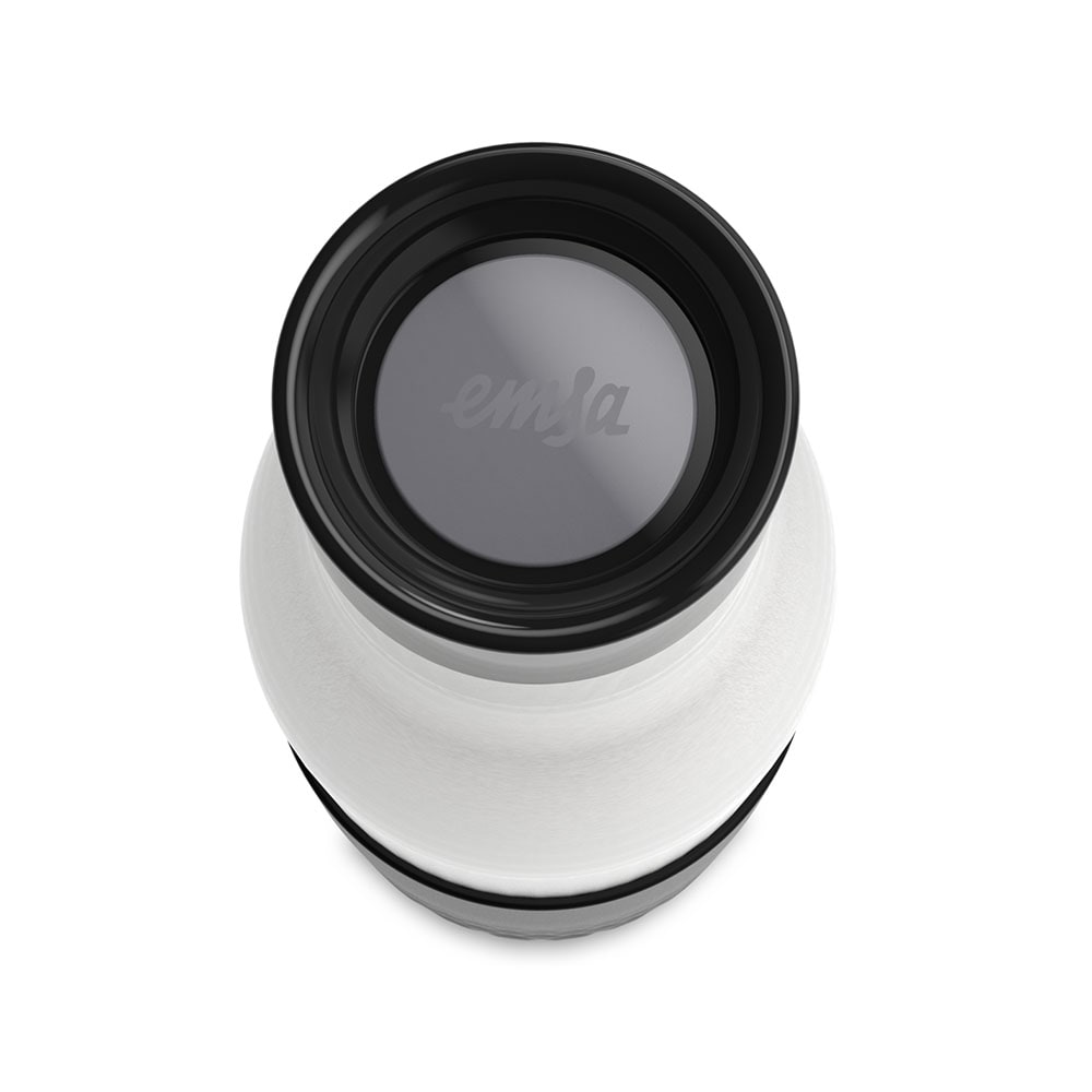 emsa Isolier-Trinkflasche Bludrop Sleeve schwarz 500,0 ml, 1 St.
