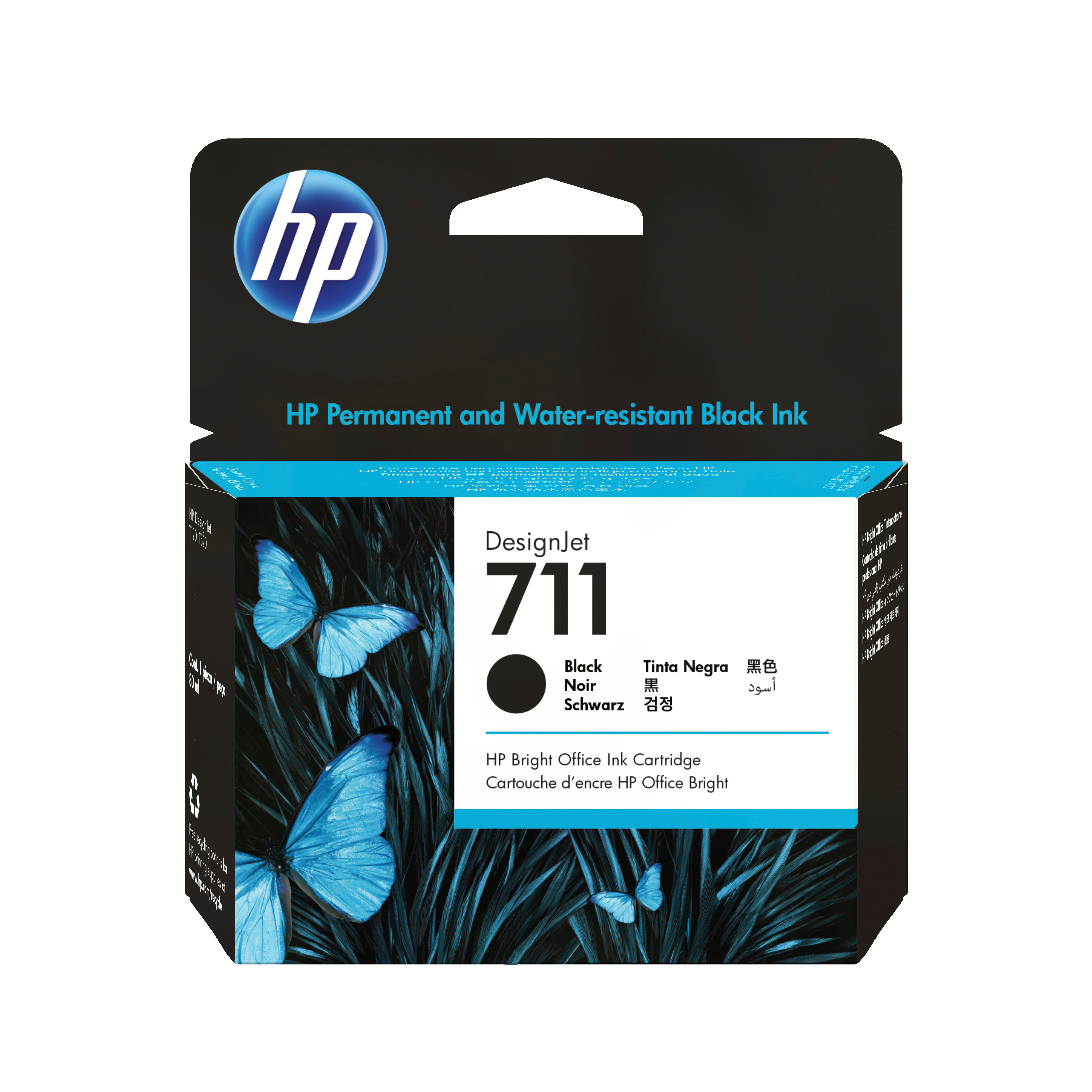 HP 711(CZ133A) schwarz Druckerpatrone