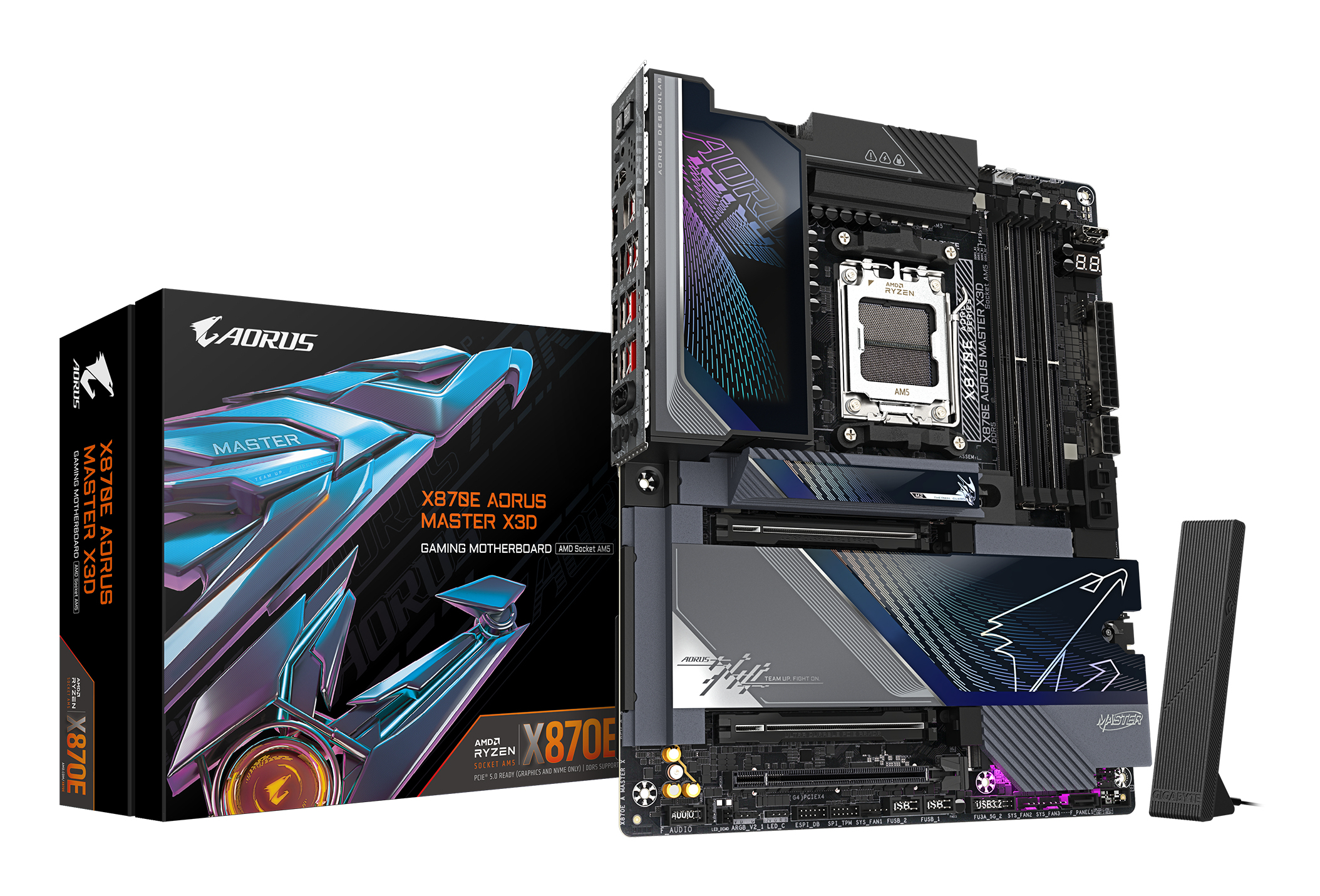 Gigabyte X870E AORUS MASTER X3D (X870,AM5,ATX,DDR5)