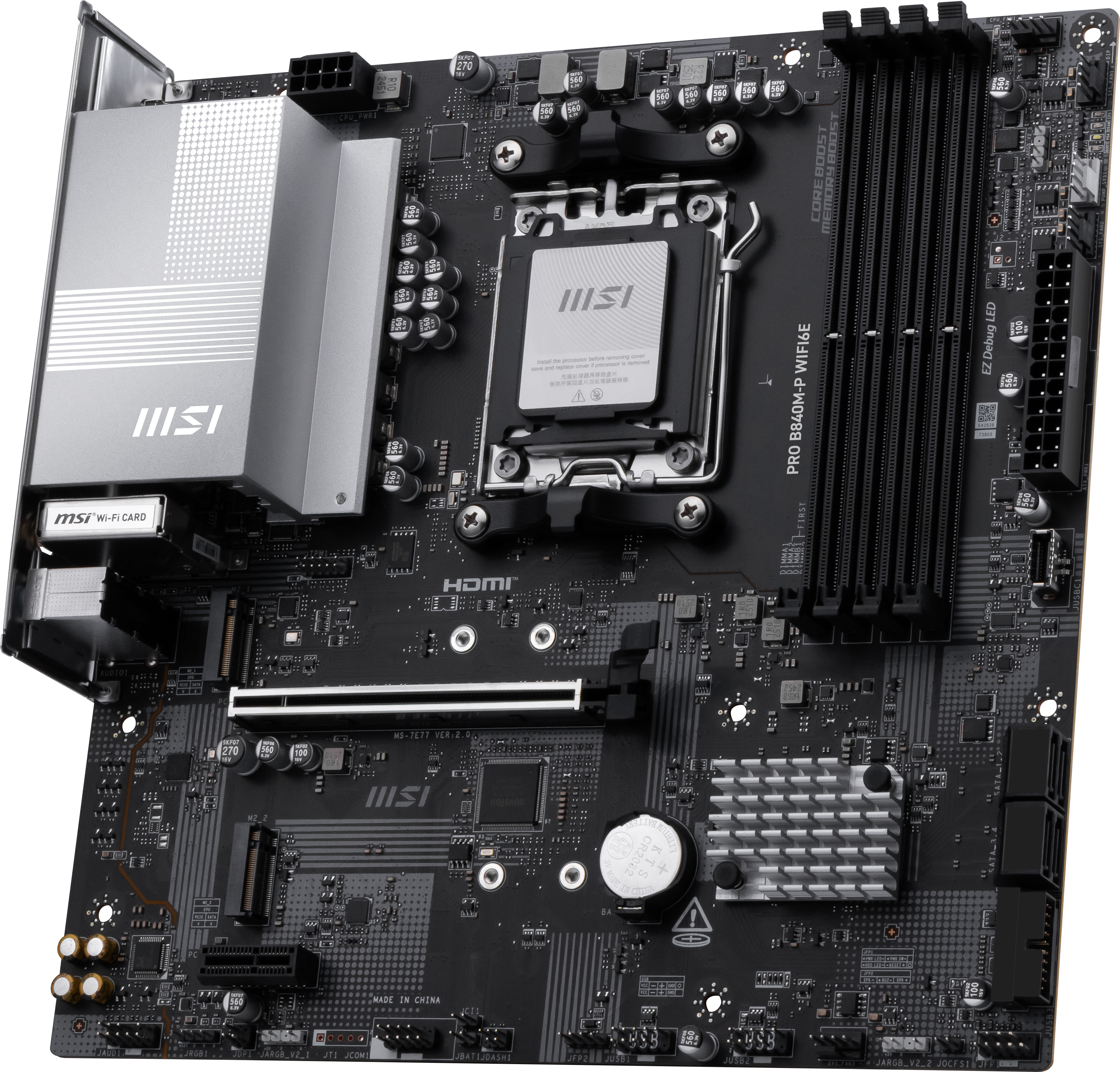 PRO B840M-P WIFI6E, Mainboard