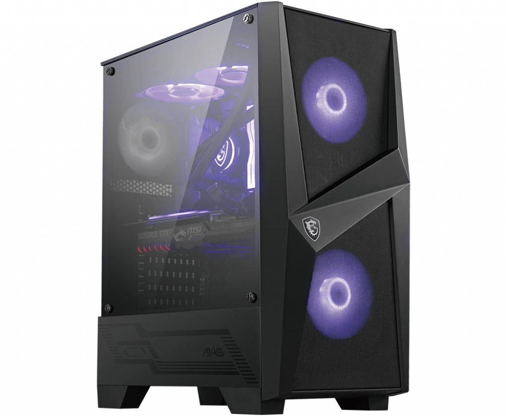 MSI GEH Midi MAG Forge 100M (B/Tempered Glas/RGB Fan)