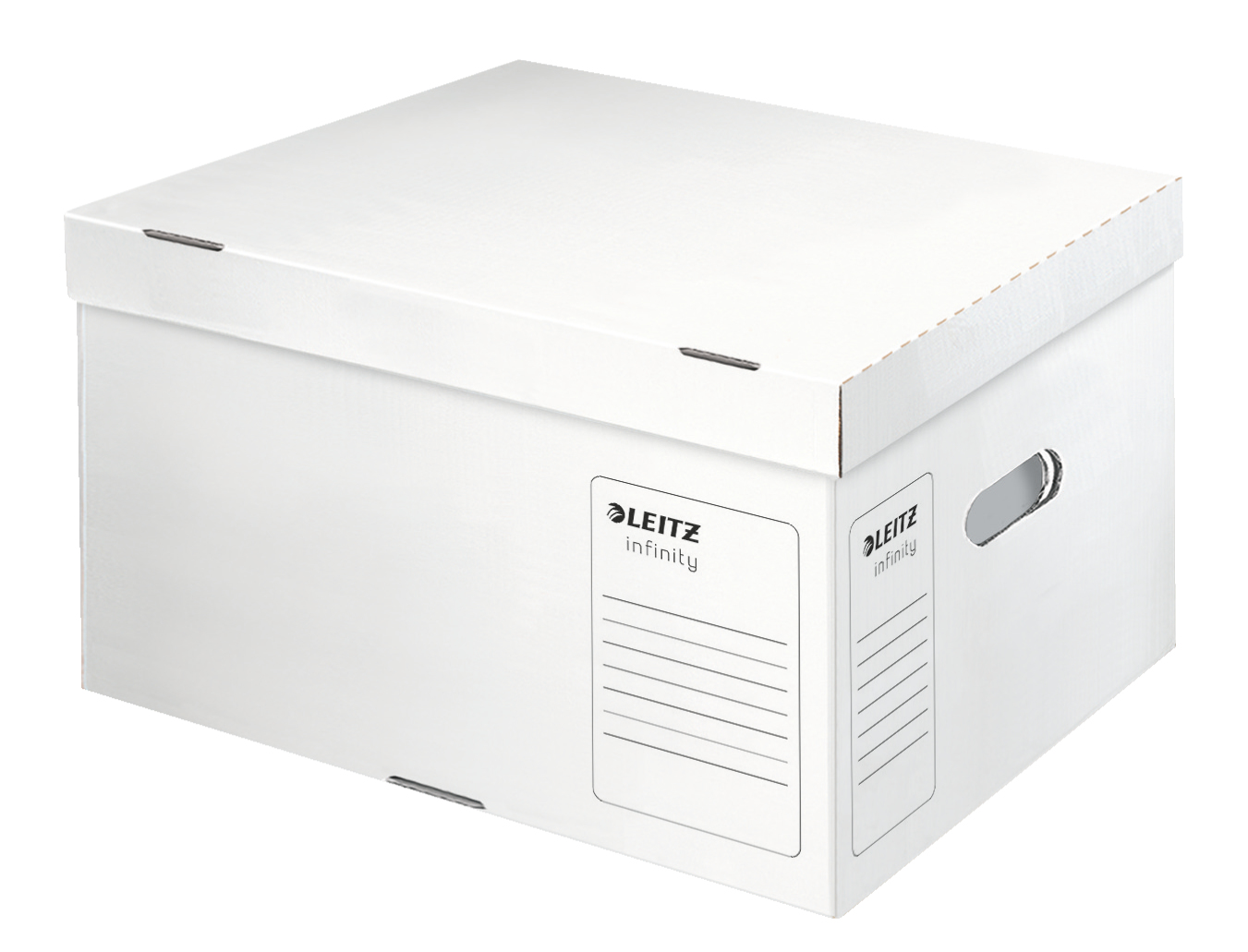 LEITZ Archivcontainer Infinity L weiß 42,0 x 35,0 x 26,5 cm, 10 St.