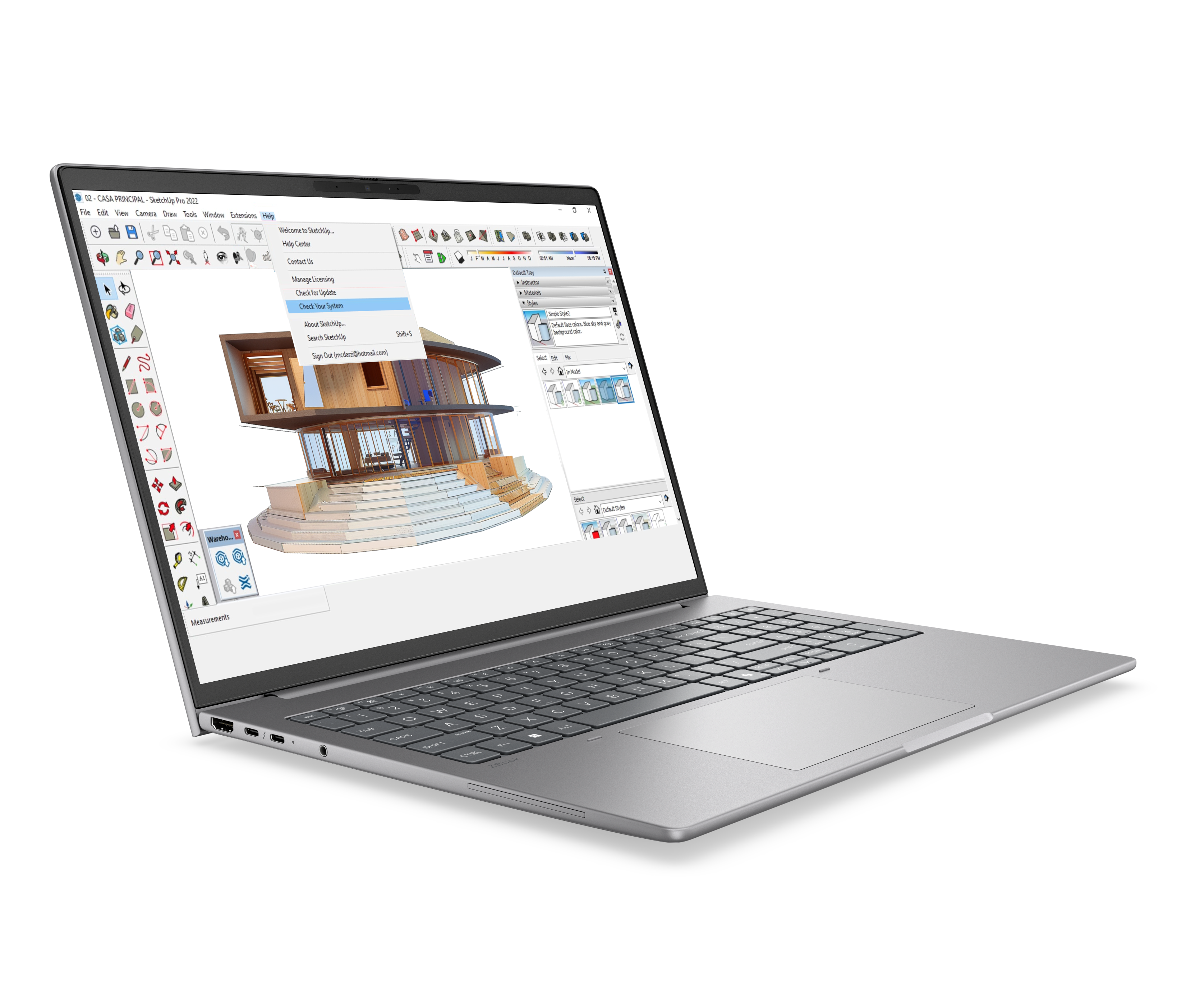 HP ZBook 8 G2a AMD Ryzen AI 7 PRO 450 40,64cm 16Zoll WUXGA 48GB 1TB/SSD W11P 3J Gar (DE)