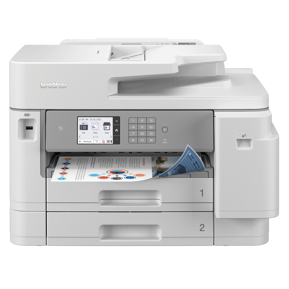brother MFC-J5955DW 4 in 1 Tintenstrahl-Multifunktionsdrucker grau