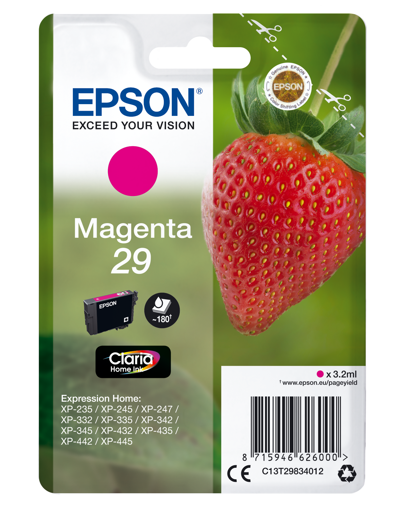 EPSON 29 / T2983 (Erdbeere) magenta Druckerpatrone