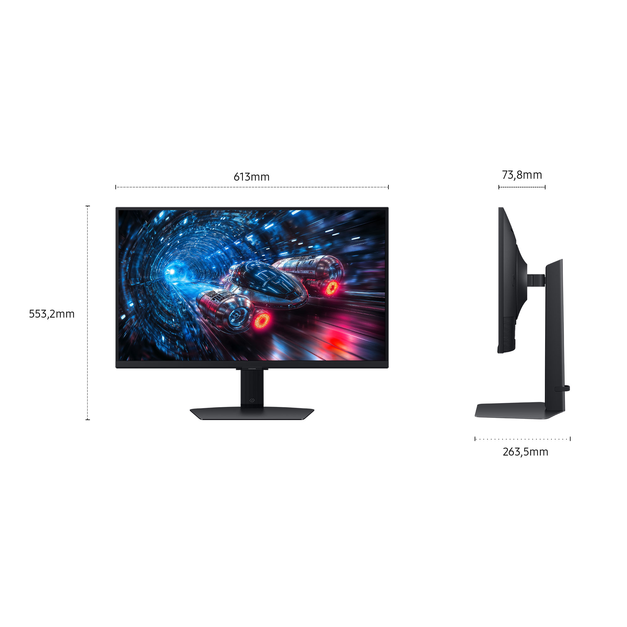 TFT Samsung Odyssey G70F S27FG702EUX 68,60cm (27)LED,2xHDMI,DisplayPort,2x USB-A