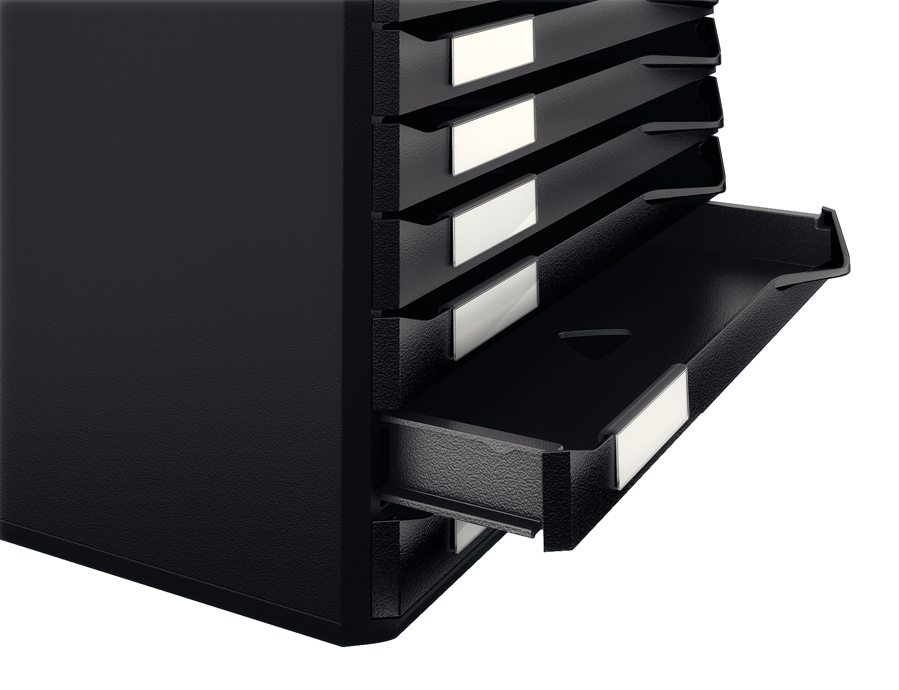 LEITZ Schubladenbox Formular-Set schwarz 52940095, DIN A4 mit 10 Schubladen, 1 St.