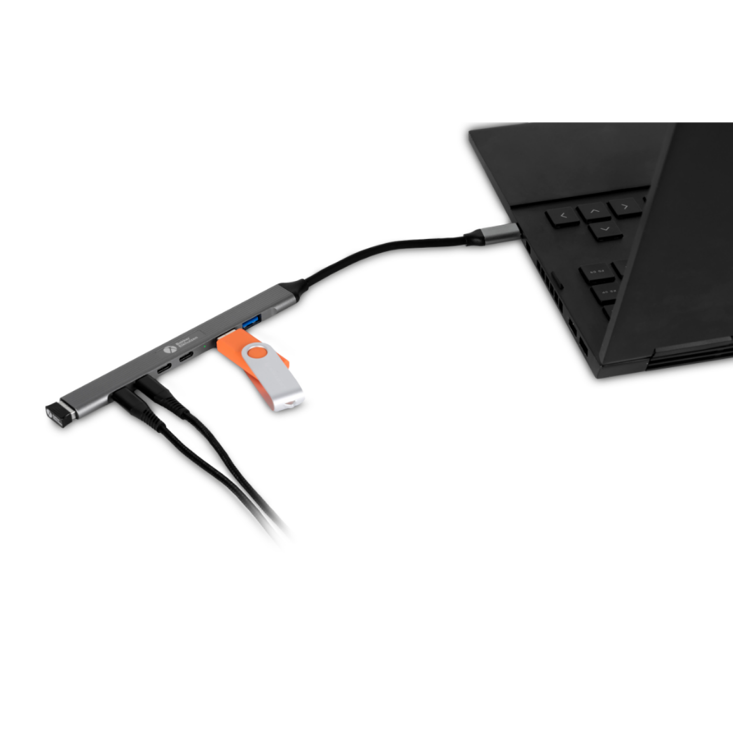 BakkerElkhuizen USB-C Hub 7-in-1 (3 x USB-A + 4 x USB-C)