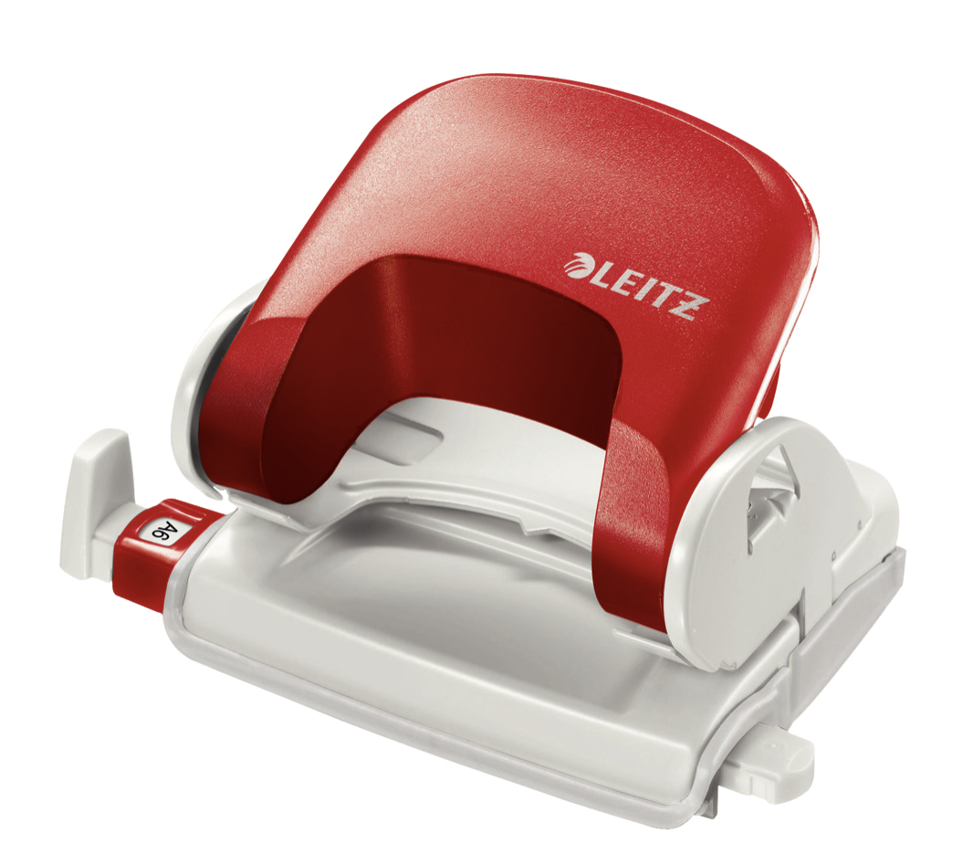Leitz 5038 Locher 16 Blätter Rot Weiß