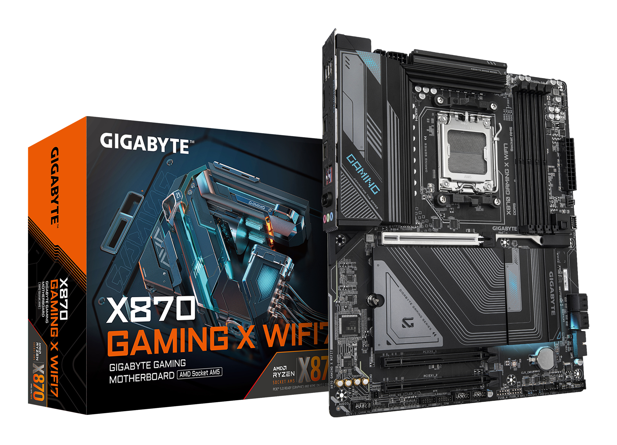 GIGABYTE X870 GAMING X WIFI7 AM5 ATX MB