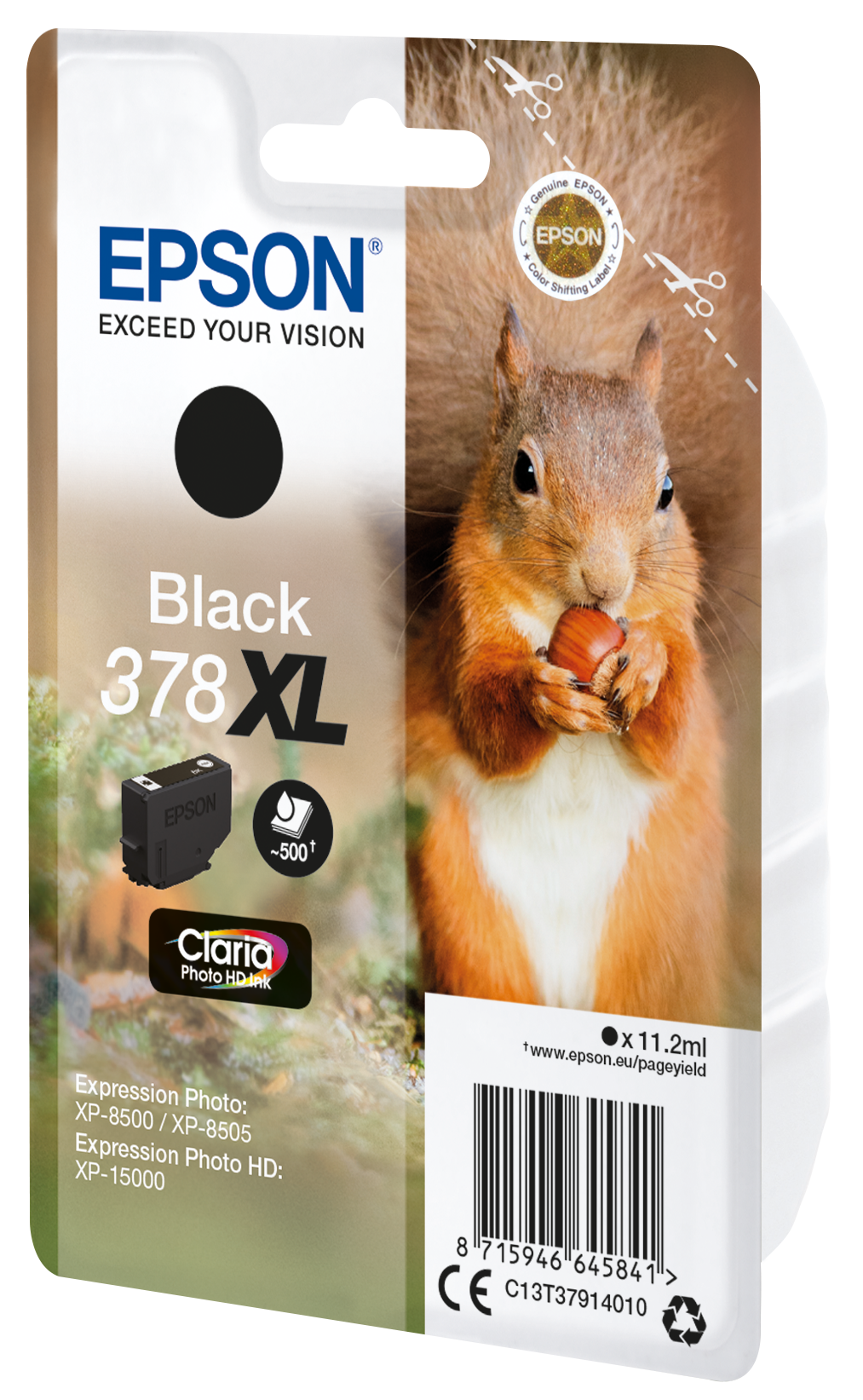 EPSON 378XL/T37914 (Eichhörnchen) schwarz Druckerpatrone