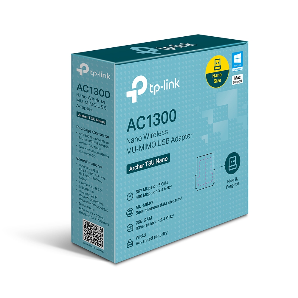 TP-Link Netzwerkadapter Archer T3U Nano