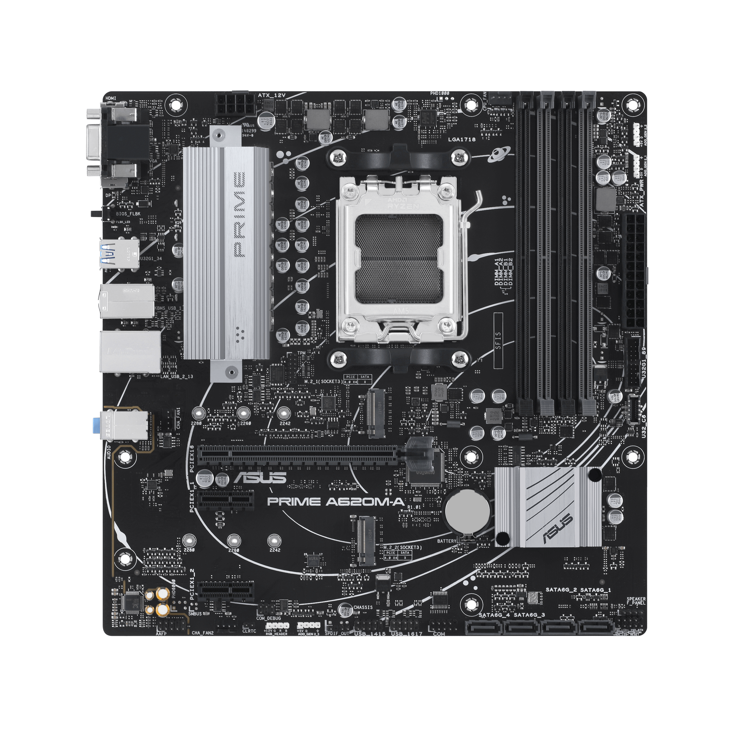 ASUS PRIME A620M-A-CSM AM5 MB 4xDDR5 4xSATA 2xM.2