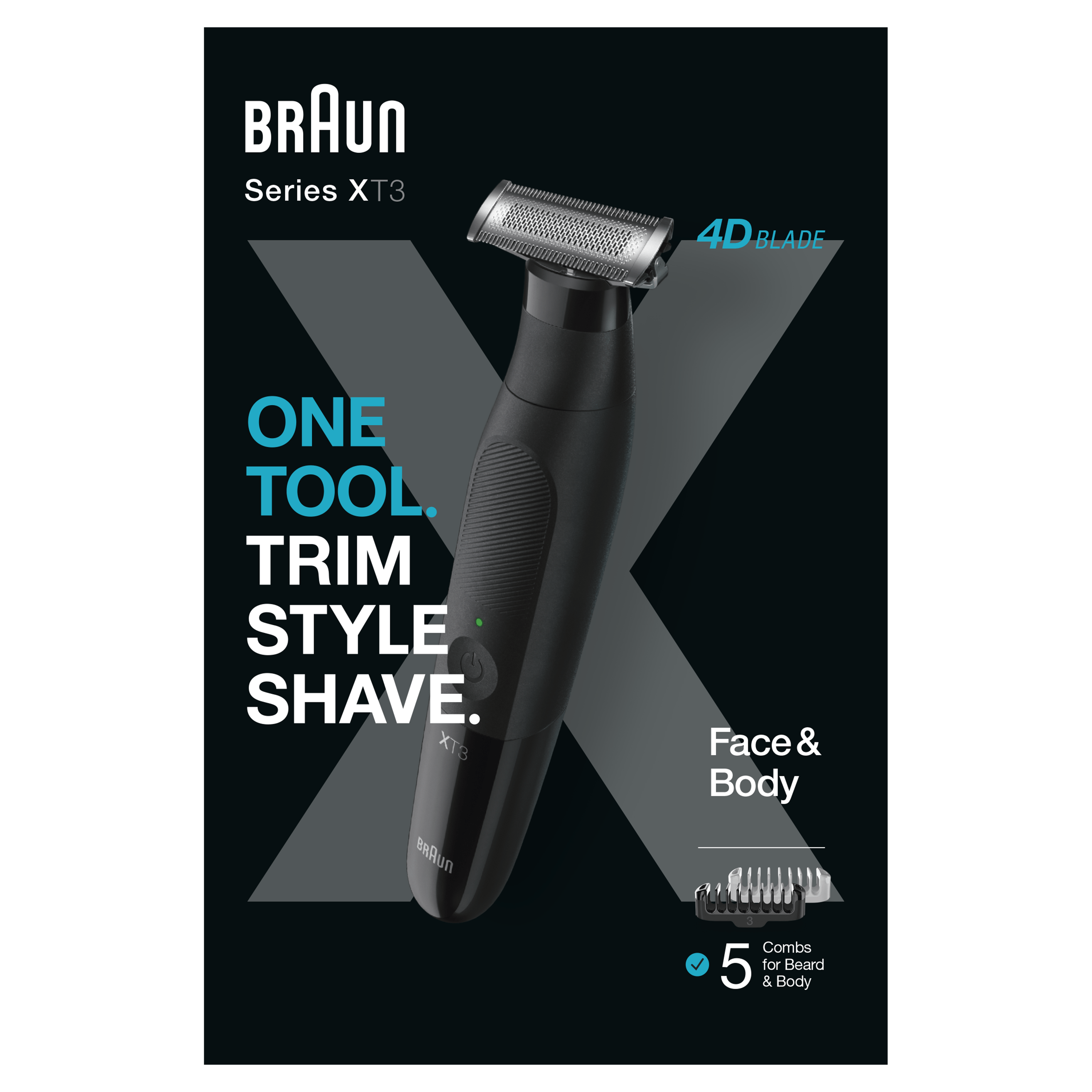 Braun Series XT3200 Face + Body