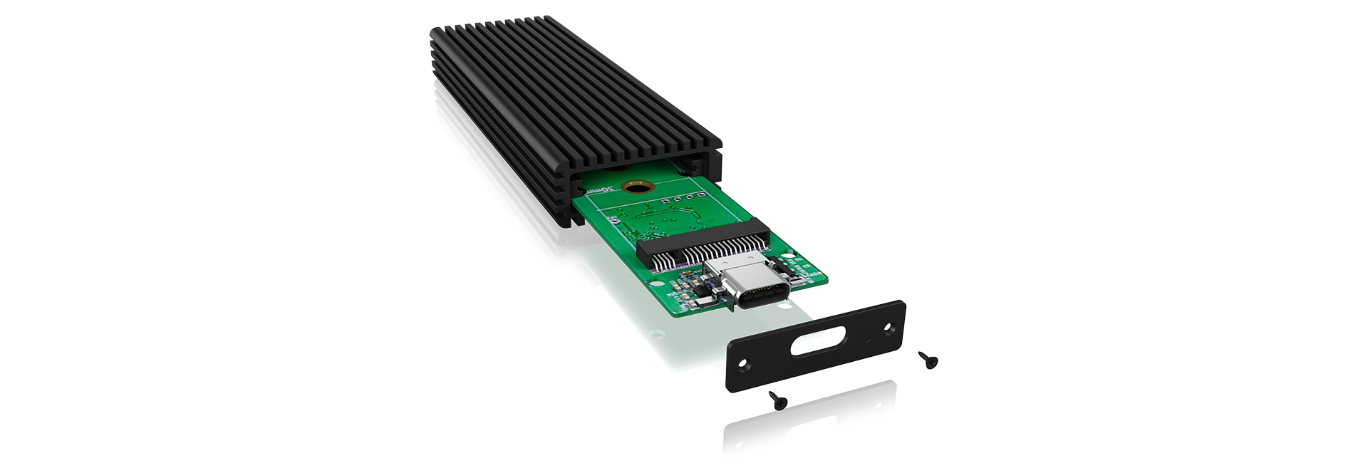 We-Ra. IcyBox 2,3/3,0cm M.2 externes Type-C Gehäuse