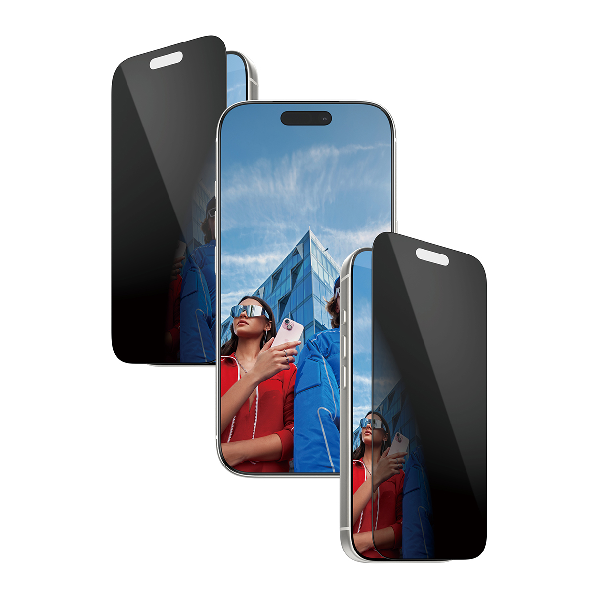2-WAY PRIVACY SCREEN PROTECTOR IPHONE 17 PRO ULTRA-WIDE FIT W.