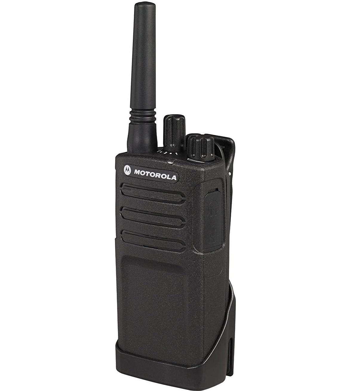 MOTOROLA XT420 HFG PMR446 IP55 ohne Display best. aus Funkgerät + Holster mit Gürtelclip + LiIon-Akku 2.200mAh + 230V Ladegerät