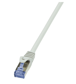 Logilink Patchkabel mit Cat7-Rohk. Primel. S/FTP grau 10,0m