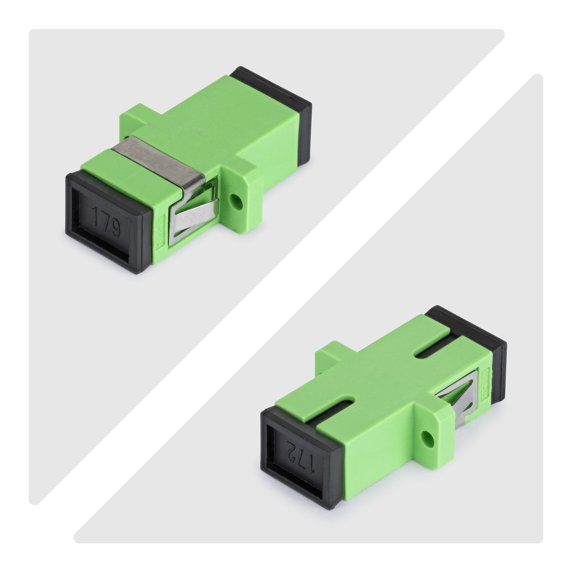 SC FIBER COUPLER 10 PACK OS2 .