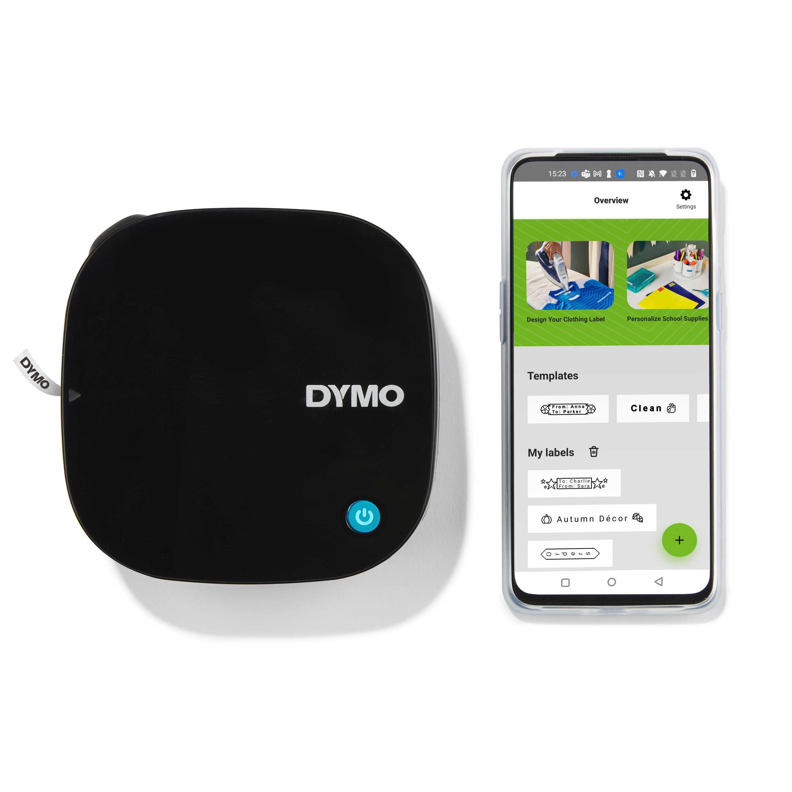 DYMO LetraTag LT-200B Bluetooth schwarz inkl 2 Bänder Gratis