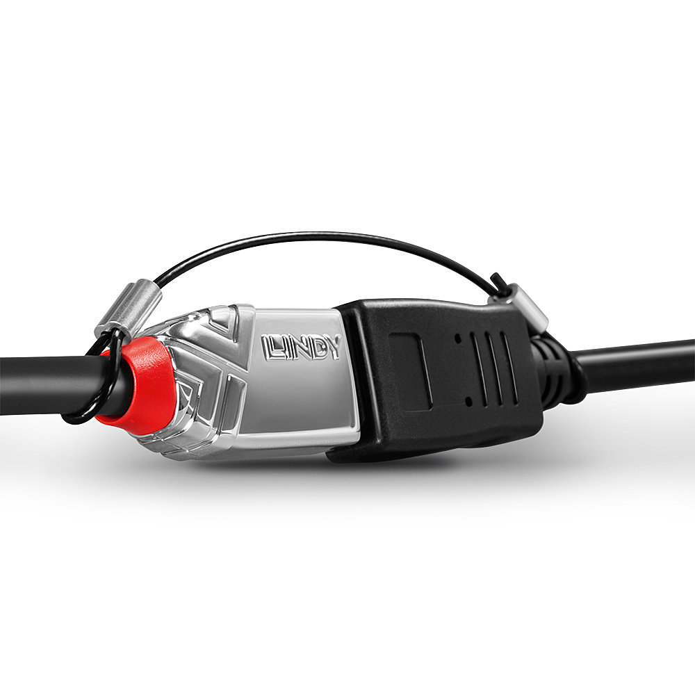 LINDY Adapter und Kabelsicherung 4er Pack