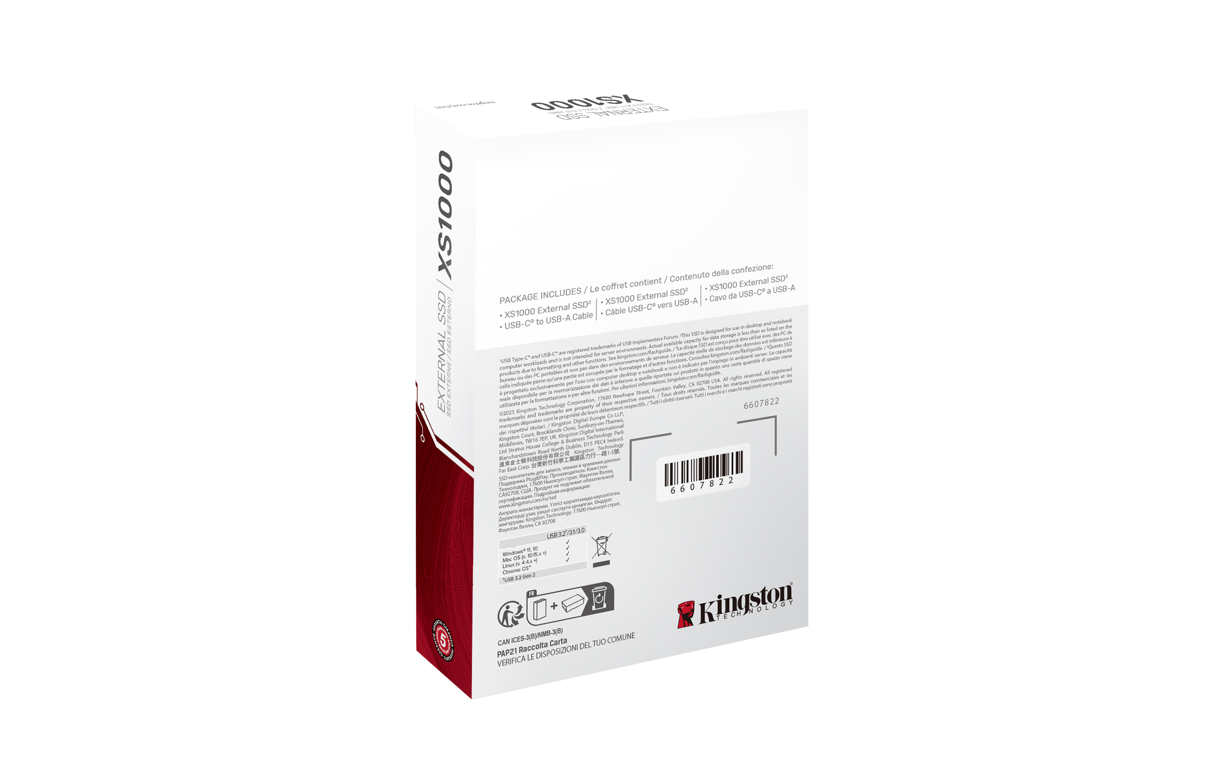XS1000 Portable SSD 1 TB, Externe SSD