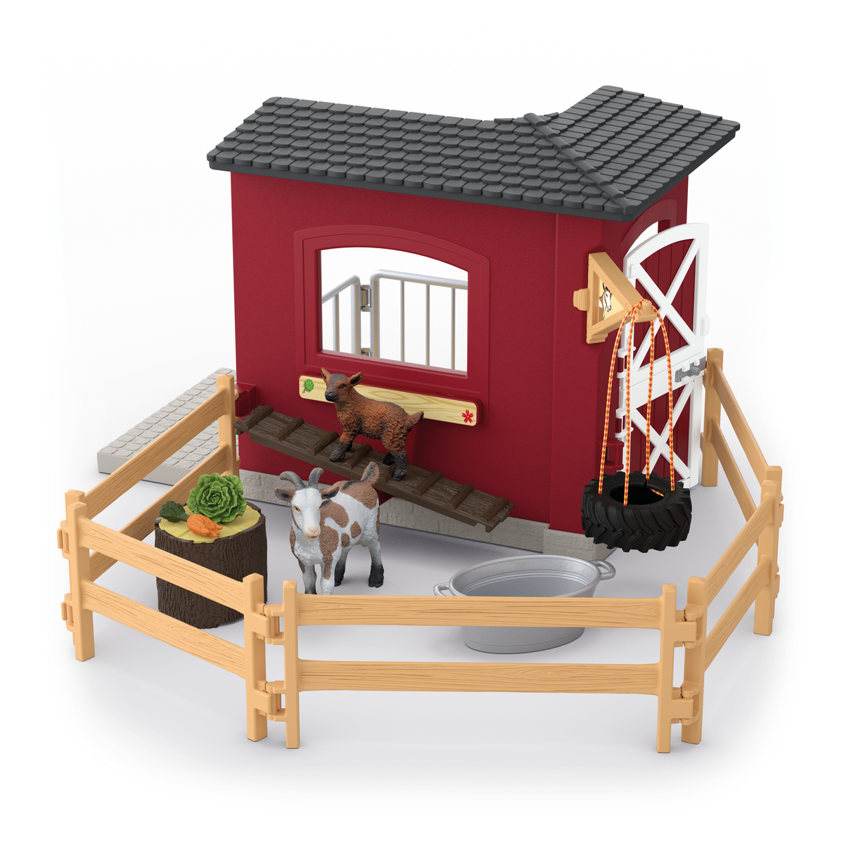 Farm World Ziegenstall, Spielgebäude