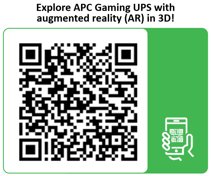 APC Back-UPS Pro UPS tower RGB lights AC 230V 1320Watt 2200VA 1-phase output connectors 6 Black midnight
