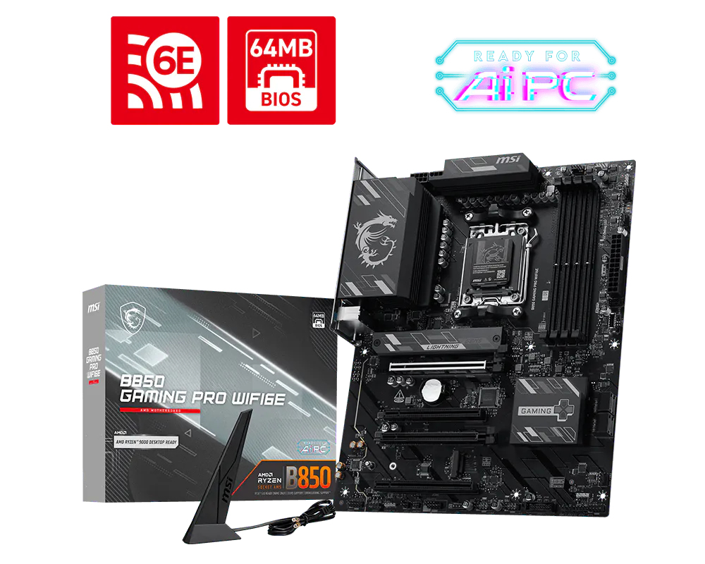 MSI B850 GAMING PRO WIFI6E (AM5)